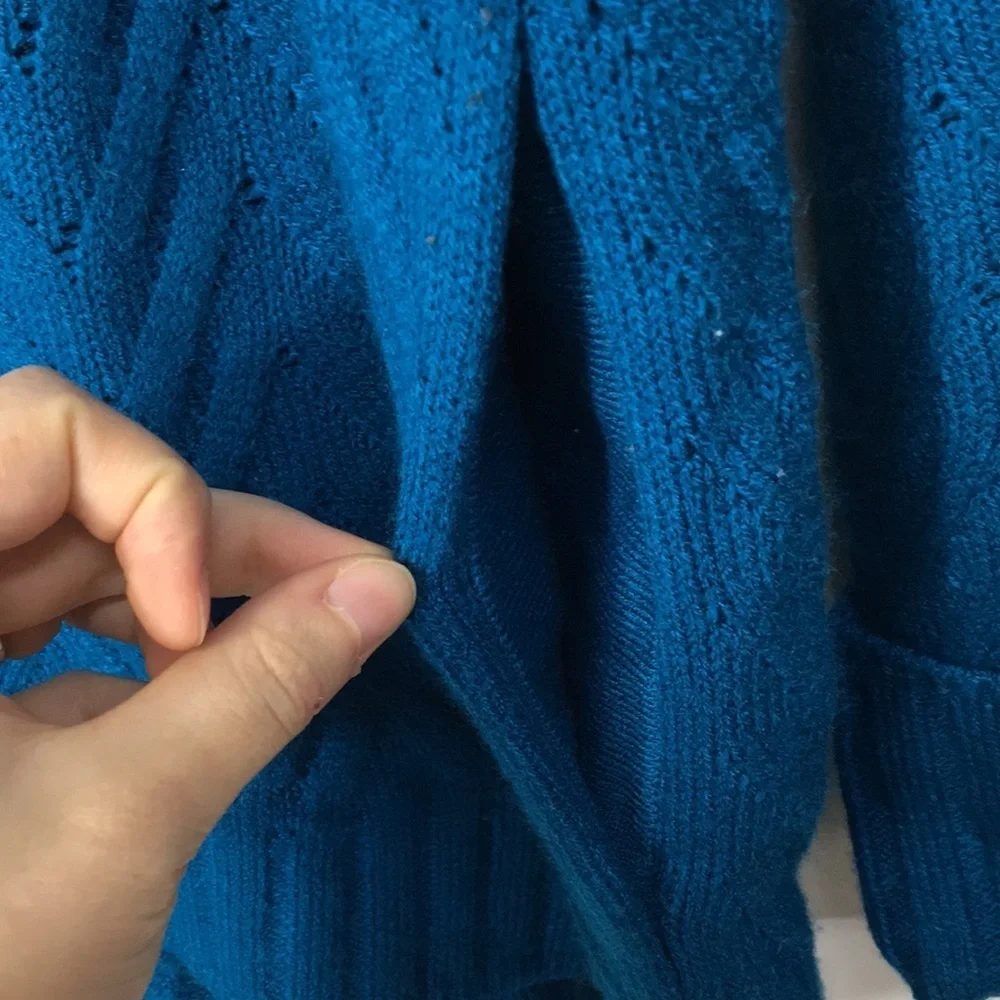 Soho NY&Co Womens Blue Sweater Size L Like-NEW